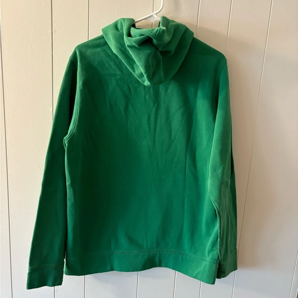 Under Armour Green Hoodie Sweatshirt with White Logo Mens medium - Picture 4 of 7